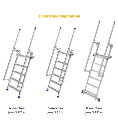Echelle pour camion réglable