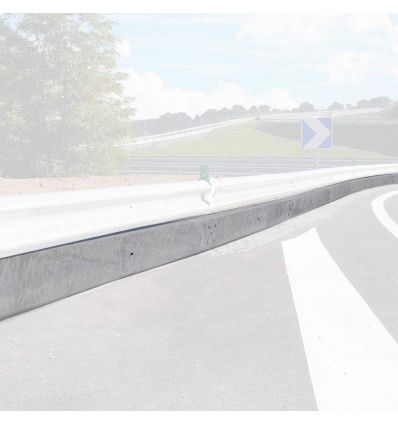 Écran de protection pour glissière de sécurité moto métallique