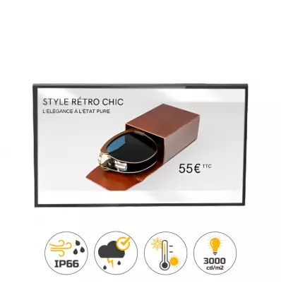 Écran dynamique extérieur