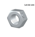 Écrou chemin de câble - Lot de 100