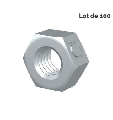 Écrou chemin de câble - Lot de 100
