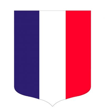 Écusson porte-drapeaux de façade