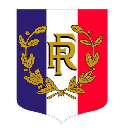 Écusson porte-drapeaux de façade