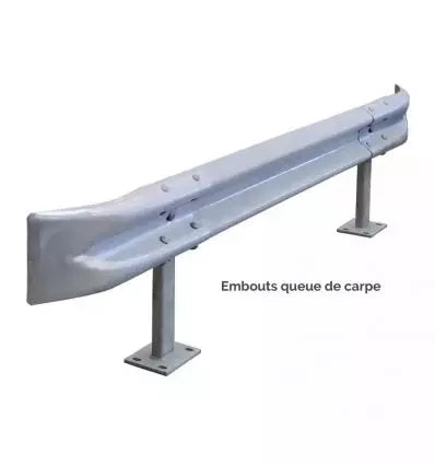 Embouts pour glissière métallique