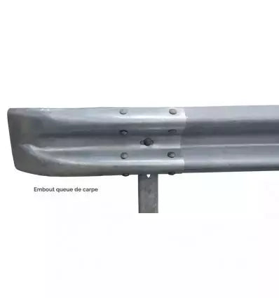 Embouts pour glissière métallique