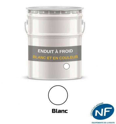 Enduit à froid blanc certifié et en couleur
