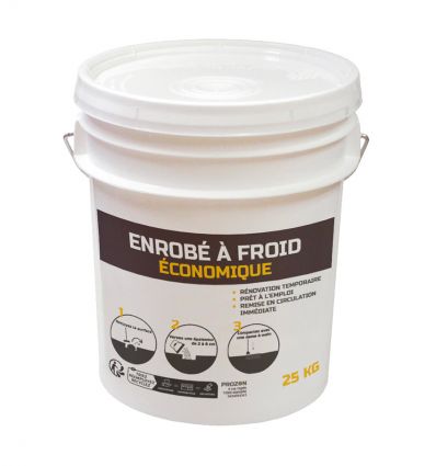 Enrobé à froid noir économique 25 kg