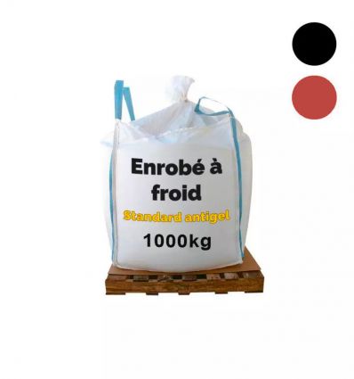 Enrobé à froid noir et rouge Big bag 1 tonne
