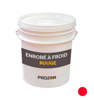 Enrobé à froid rouge seau de 25 kg