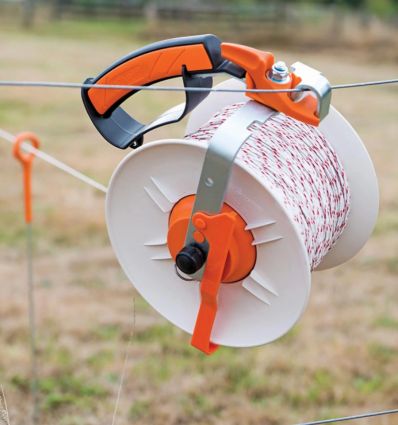 Enrouleur Cloture Electrique Démultiplié pour Longues Distances