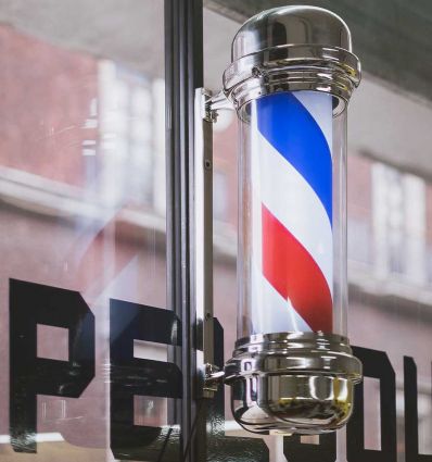 Enseigne Barbier Classique