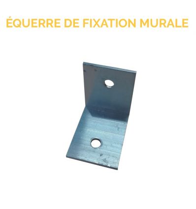 Équerre pour fixation murale de panneaux de signalisation