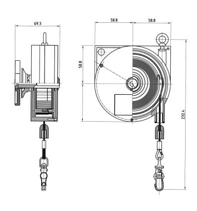 Equilibreur charge - Charge légère (0,5 à 5 kg)
