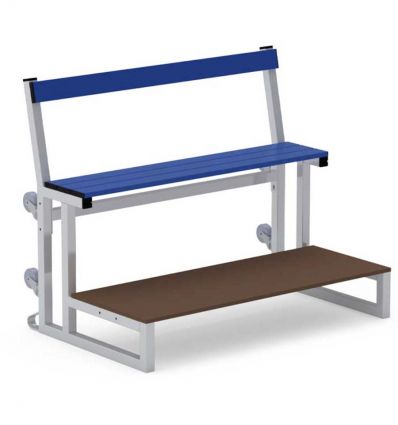 Escalier pour gradins en aluminium