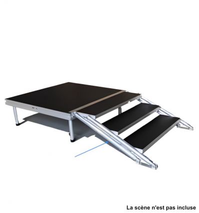 Escalier pour praticable de scène Quick Lock