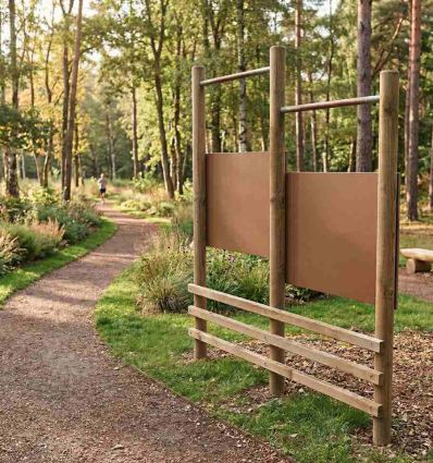 Espalier double en bois - Parcours de santé