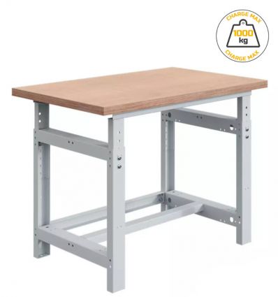 Table d'atelier réglable en hauteur