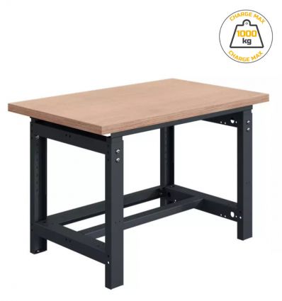 Table d'atelier réglable en hauteur
