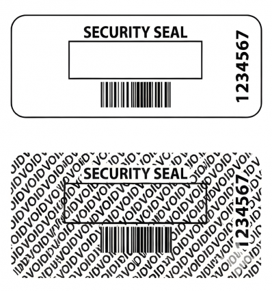 Étiquettes de sécurité sans transfert