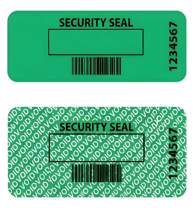 Étiquettes de sécurité sans transfert