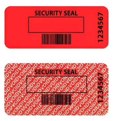 Étiquettes de sécurité sans transfert