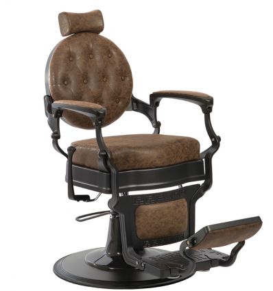 Fauteuil Barbier Vintage Capitonné