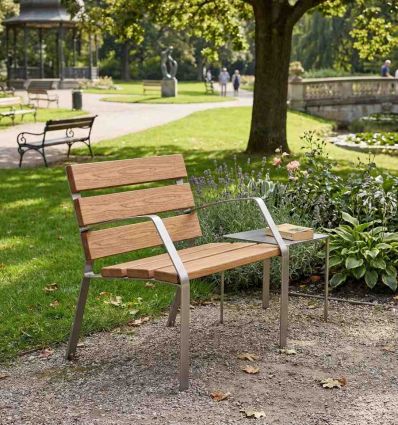 Fauteuil en plastique recyclé - Mobilier urbain