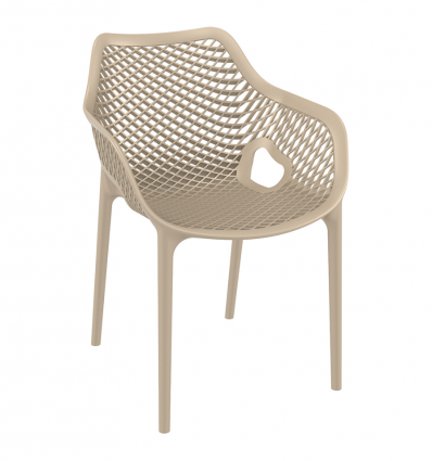 Fauteuil en polypropylène empilable