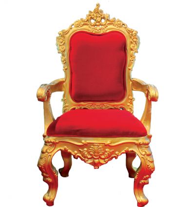 Fauteuil rouge Pere Noel​