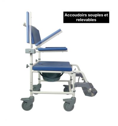 Fauteuil roulant douche-toilette
