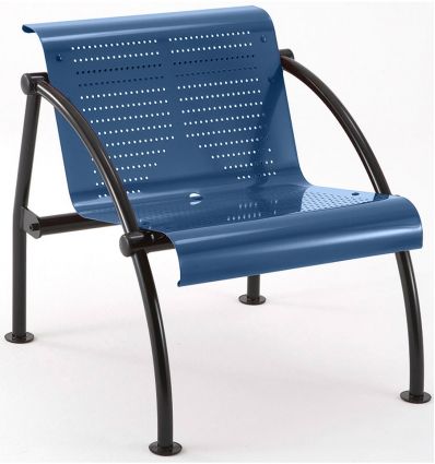 Fauteuil salle d'attente métal