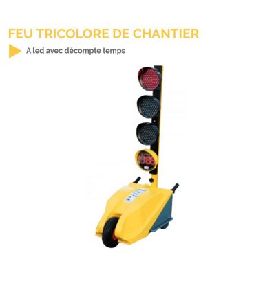 Feu de chantier à décompte