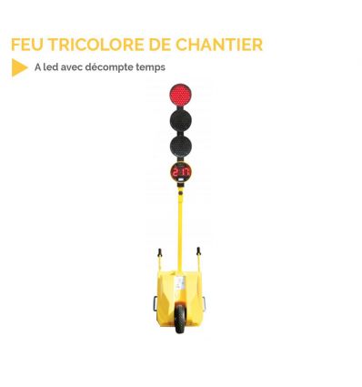 Feu de chantier à décompte
