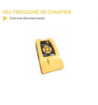 Feu de chantier à décompte