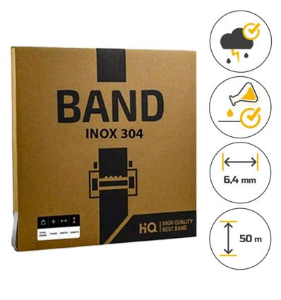 Feuillard Inox 6,4 mm
