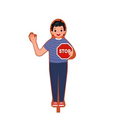 Figurine de signalisation Léo et Léa