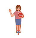 Figurine de signalisation Léo et Léa