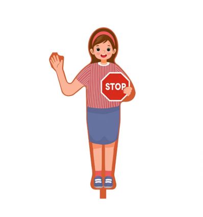 Figurine de signalisation Léo et Léa