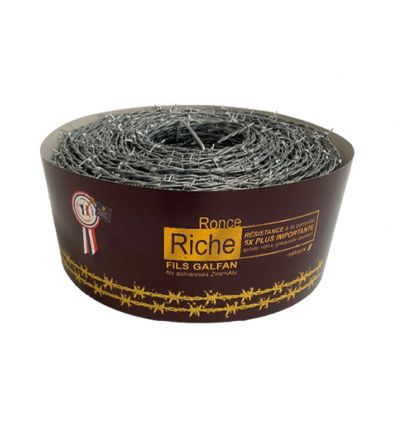 Fil barbelé Cloture Acier Doux