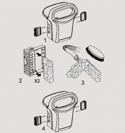 Filtre sèche-mains JVD