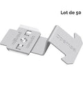 Fixation chemin de câble fil - Lot de 50