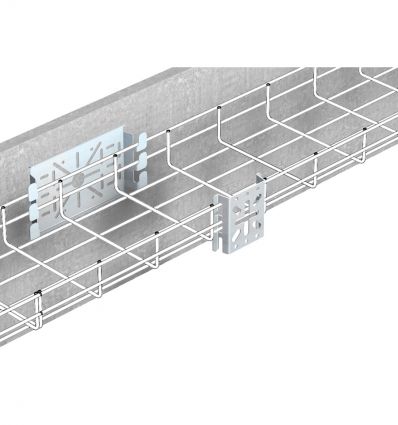 Fixation murale chemin de câble fil - Lot de 10