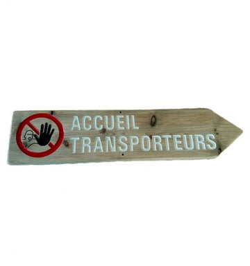 Flèche Signalétique Bois