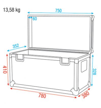 Flight case L