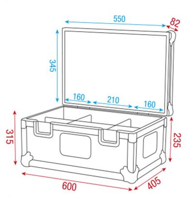 Flight case S