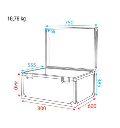 Flight case XL