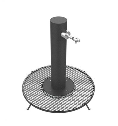 Fontaine de Rue avec Grille Circulaire