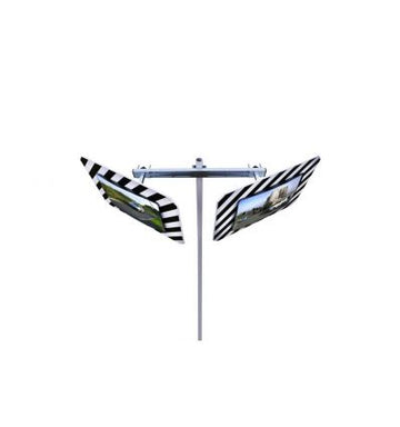 Fourche pour deux miroirs