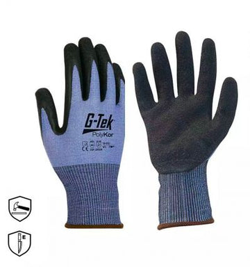 Gant anti coupure niveau E enduction latex crêpé PIP