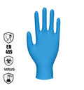 Gant nitrile bleu non poudré, boîte de 100 gants, Nitrex